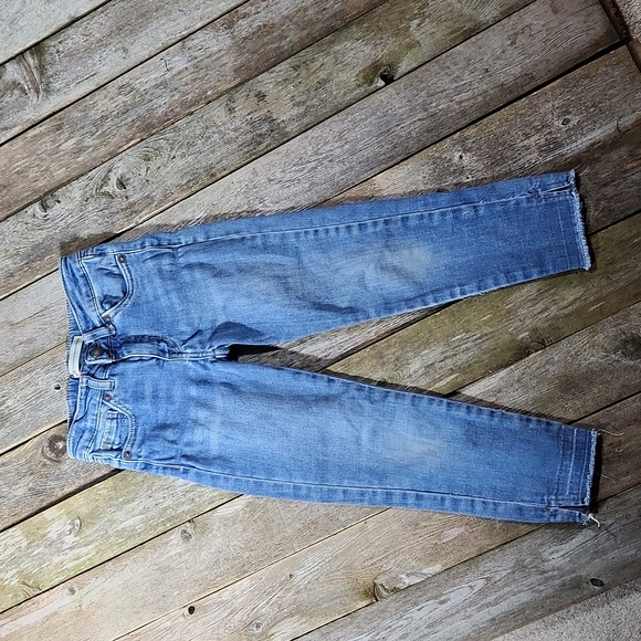 Levi's 710 Ankle Super Skinny Jeans Girls 6 Regular (5-7 years) raw edge hem - Picture 5 of 15